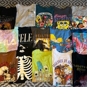 Colorful Graphic T-Shirts Collection